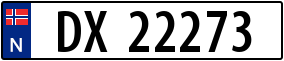 Truck License Plate